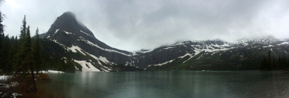 The view at Grinnell Lake