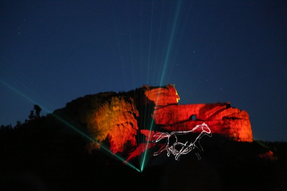 Light Show at Crazy Horse